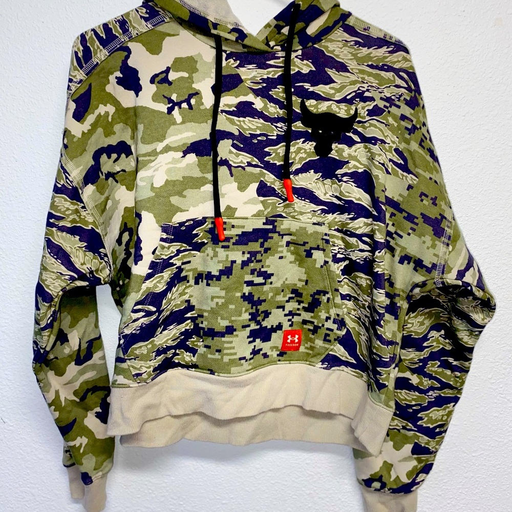 Under Armour Camouflage Hoodie - Green and Purple